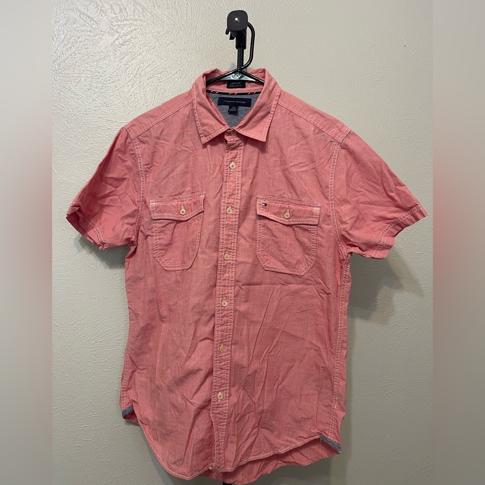 Tommy Hilfiger Coral Casual Button-Down Shirt